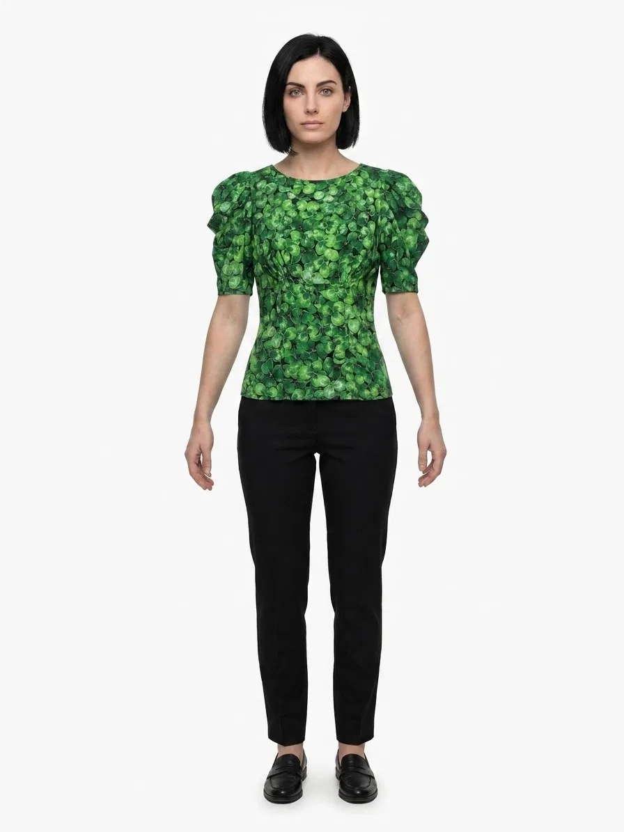 Женская футболка с принтом Bicolor Elastane T-Shirt Dolce & Gabbana, Bicolor
