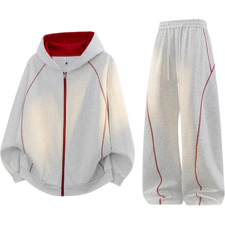 Детский спортивный комплект из футера с длинным рукавом JEEP SPIRIT, White Heather Gray