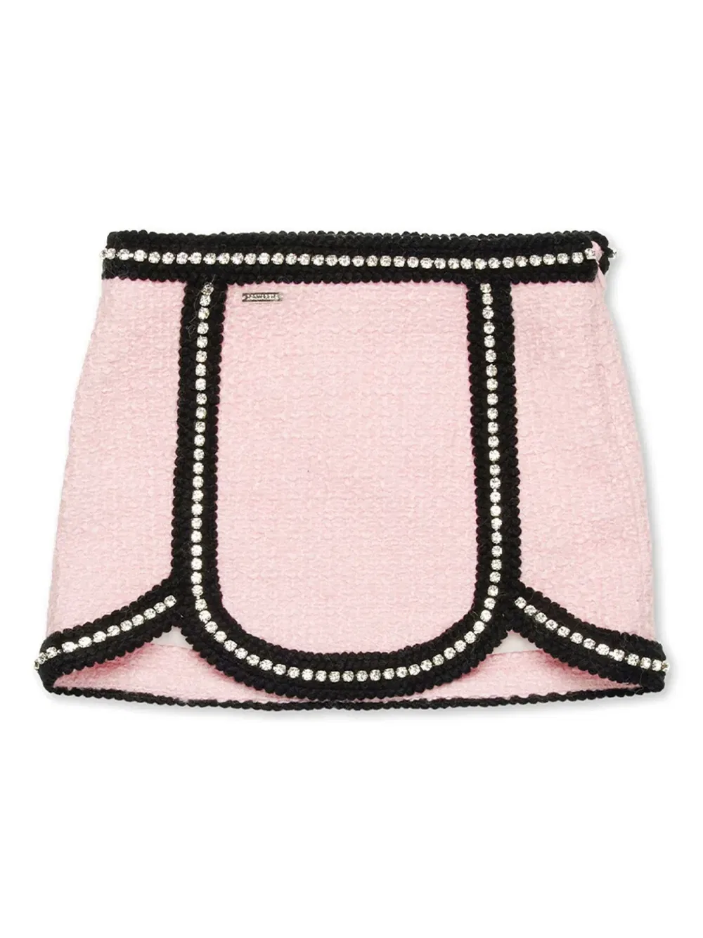Юбка с кристаллами Dsquared2 Kids, розовый