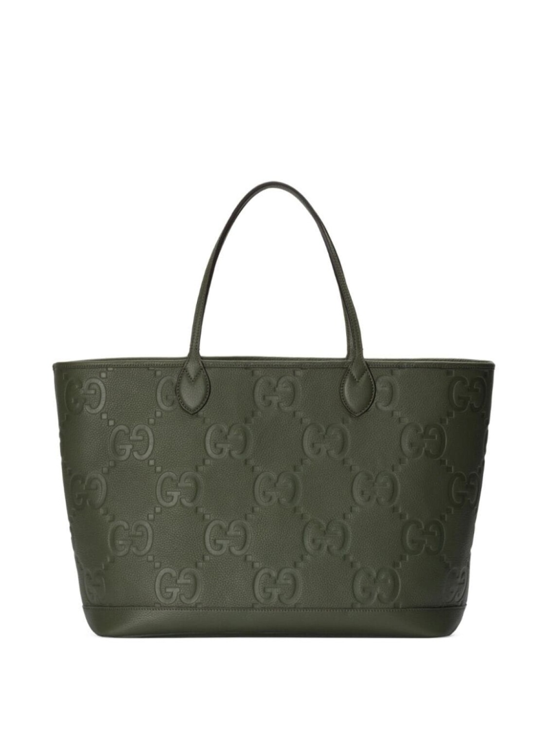 

Gucci большая сумка-тоут с узором Jumbo GG, зеленый