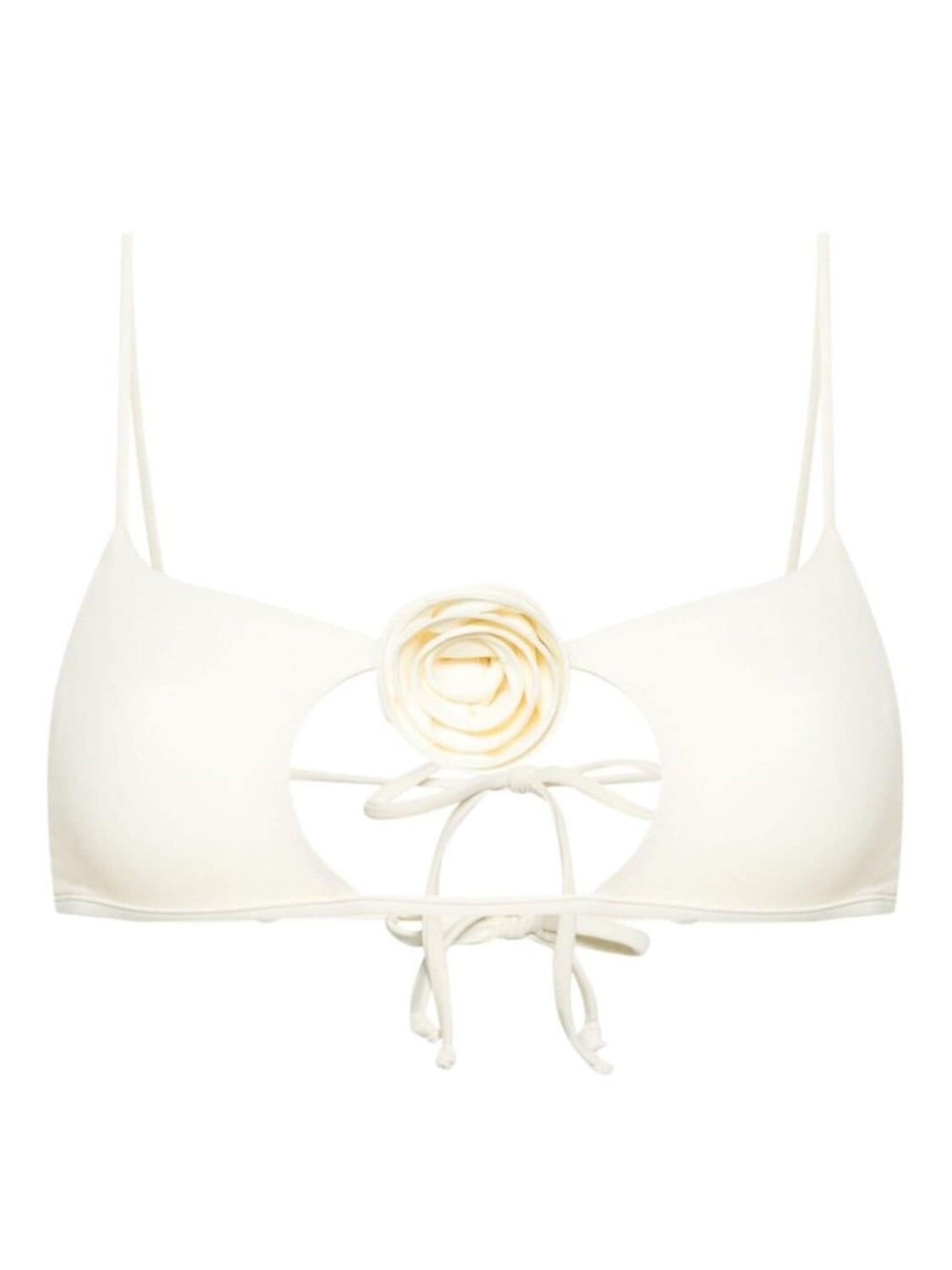 

La Reveche топ бикини Nadir с цветочной аппликацией, нейтральный цвет