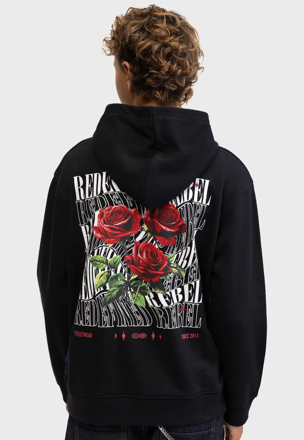 Толстовка Tejones унисекс Redefined Rebel, Black Rose — фото 2
