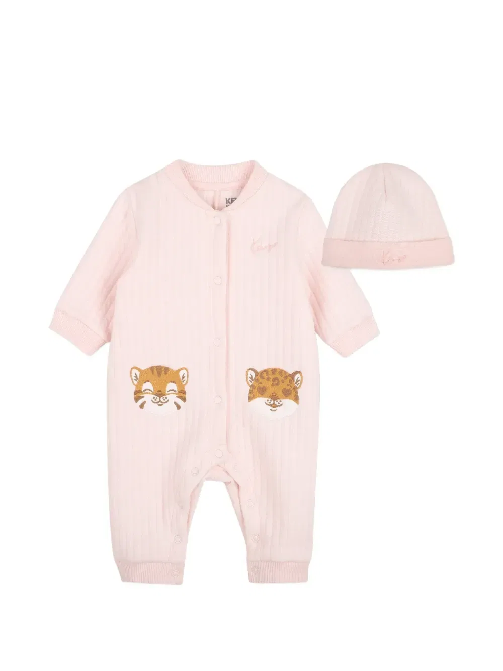 Комплект с нашивкой Kenzo Kids, розовый