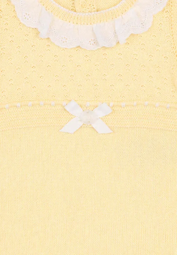 Платье-джемпер хлопковое Vestito Paz Rodriguez, yellow, желтый — фото 3