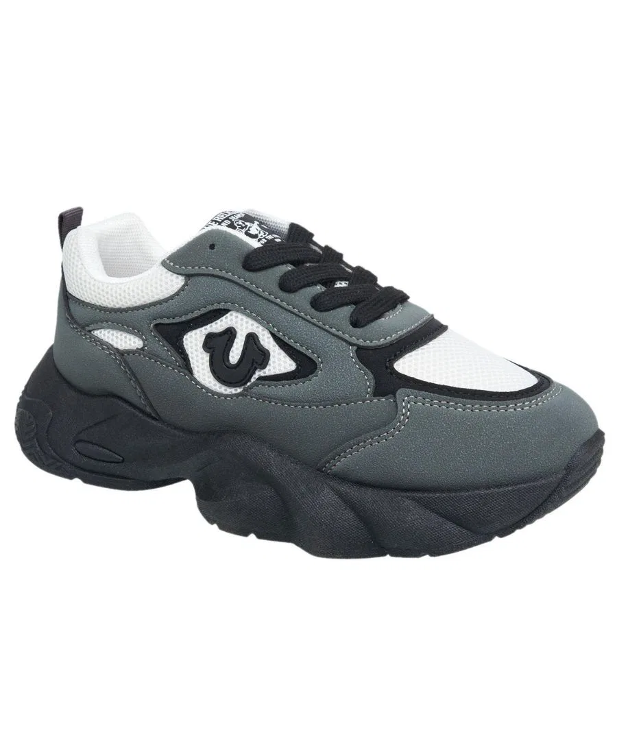 Кроссовки с шнуровкой Cole Chunky Sneaker True Religion, Black Grey