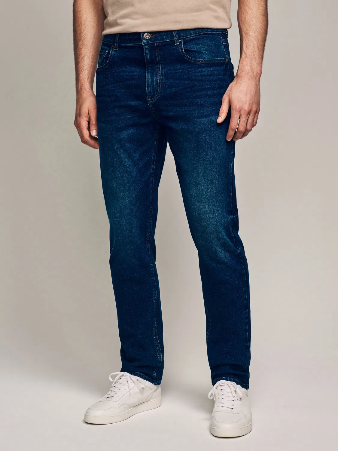 Джинсы Slim Fit Essential Stretch Next, Medium Blue