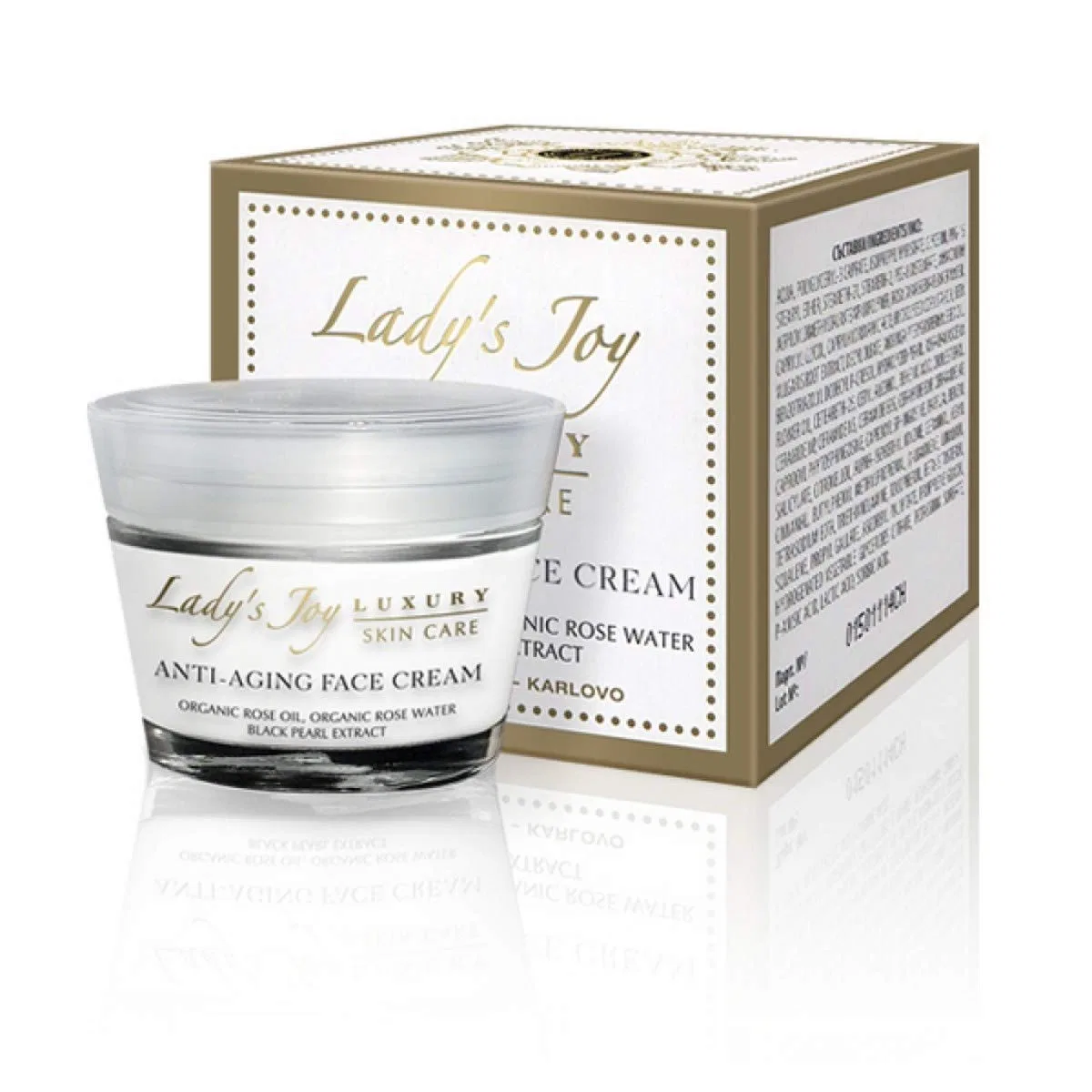 Антивозрастной крем для лица Lady's Joy Luxury, BULGARIAN ROSE KARLOVO, 50 мл