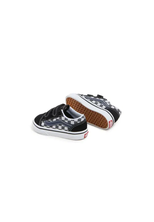 Кроссовки с клетчатым узором Old Skool Vans, Medium Blue, синий — фото 3