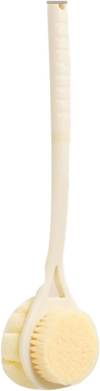 Щетка для тела с длинной ручкой, XCSDEW, 2-в-1, 36x8 см, White