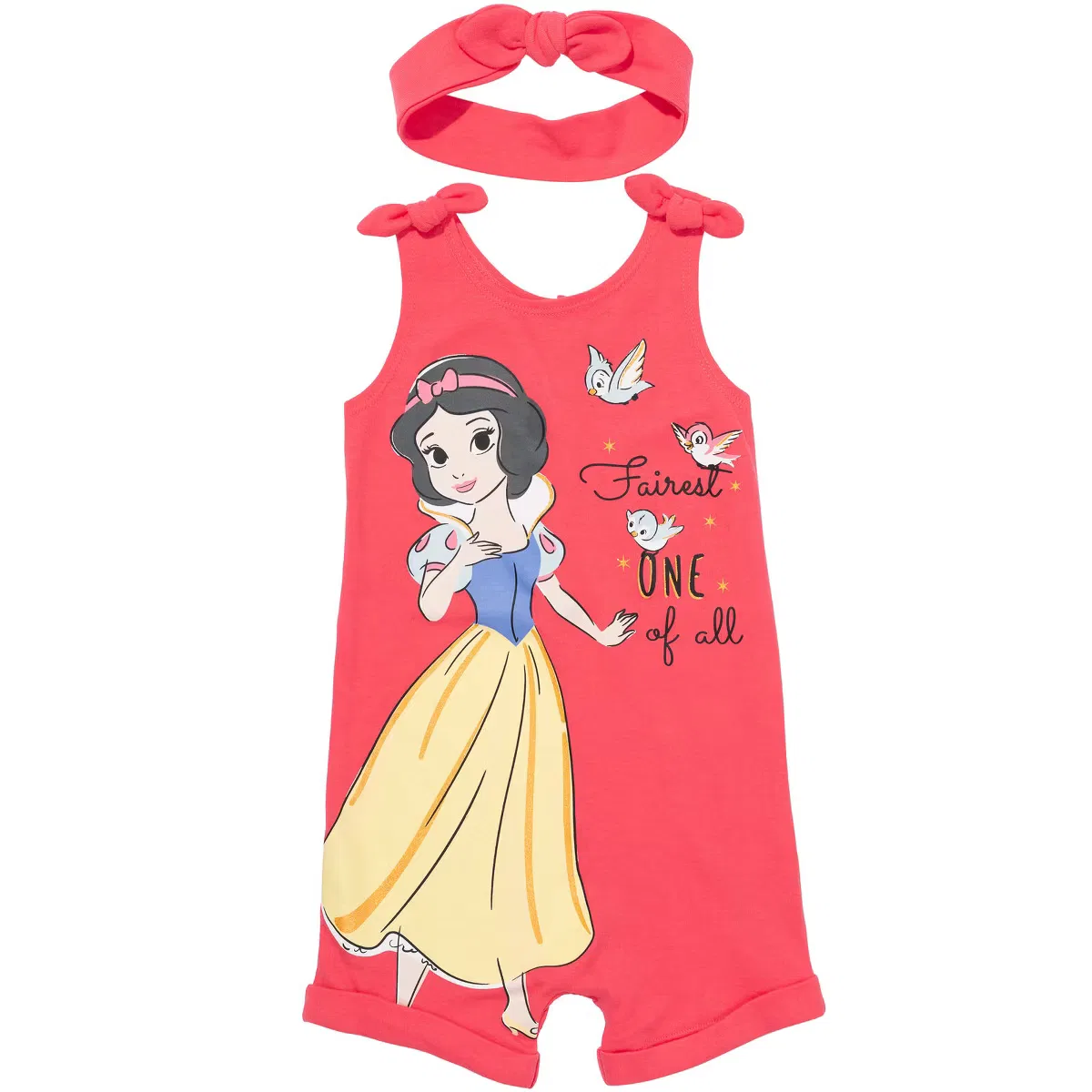 Боди-комбинезон с повязкой на голову Disney Princess Disney, Snow White Pink