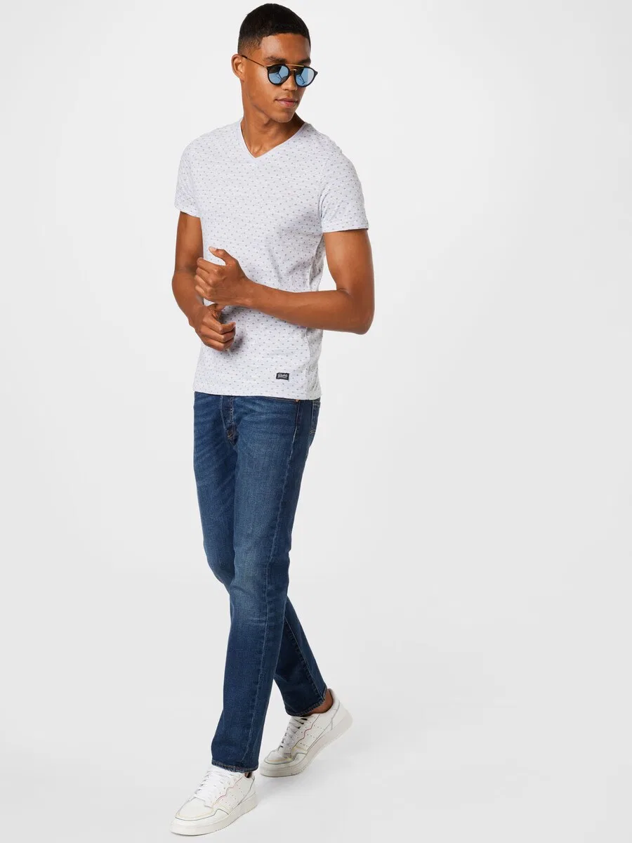 Джинсы LEVI'S Regular '501' темно-синего цвета — фото 4