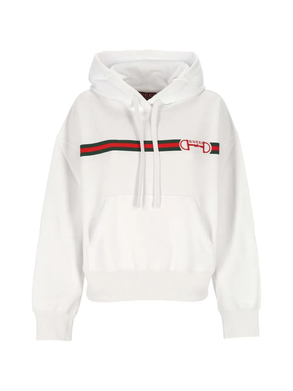 Свитшот хлопковый Gucci, белый