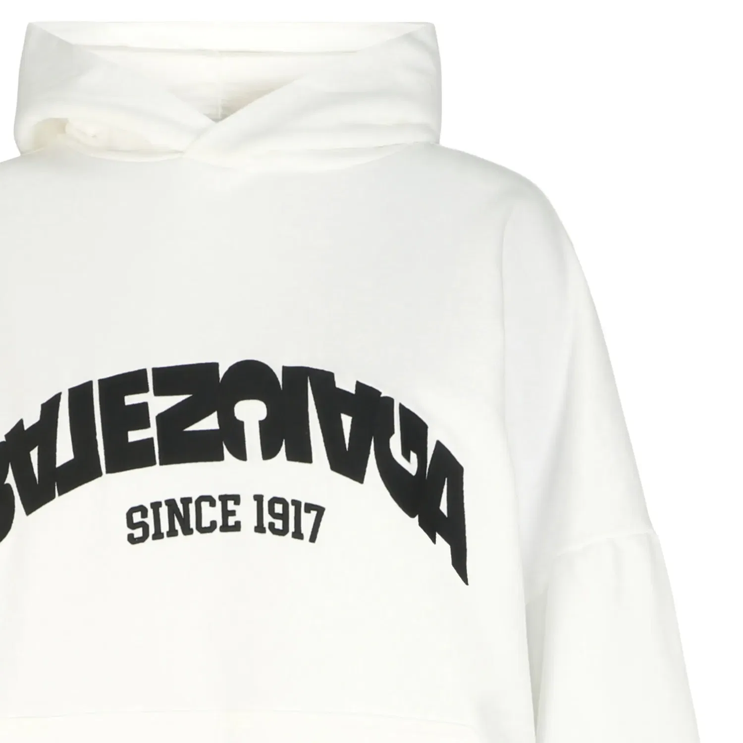 Худи Balenciaga Backflip Logo, белый — фото 3