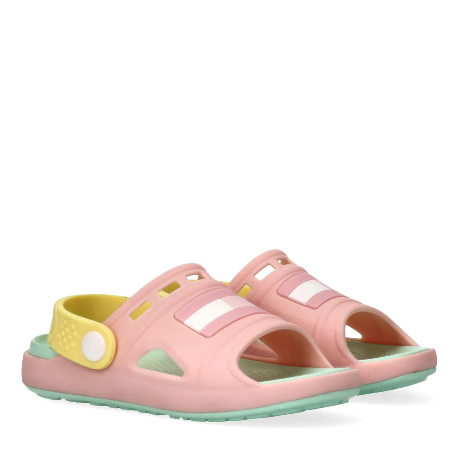 Детские сандалии для купания с ремешком Tommy Hilfiger, Pink-Yellow