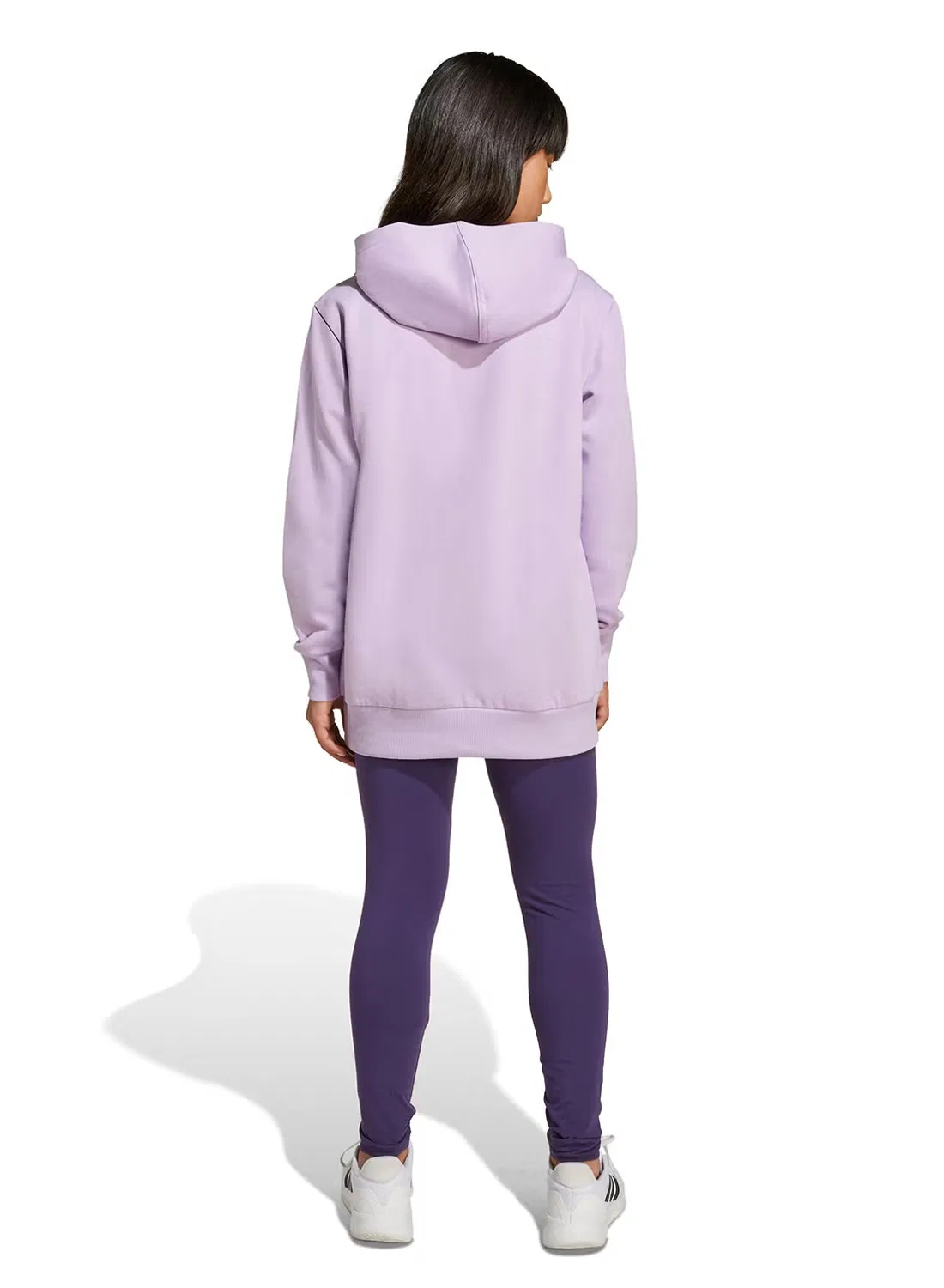 Комплект худи и джоггеры с капюшоном Youth Adidas, фиолетовый — фото 2