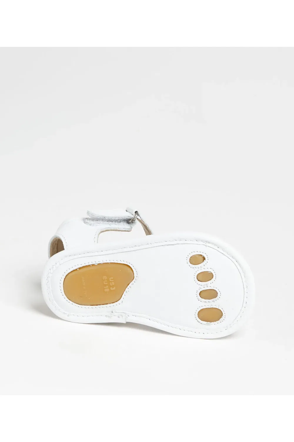 Сандалии детские с волнистым краем Scalloped Sandal Elephantito, белый — фото 4