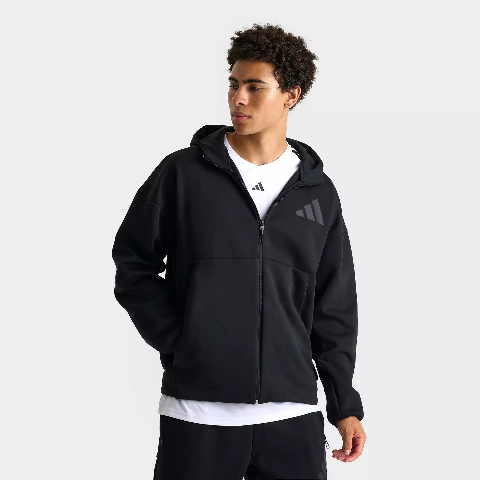 

Толстовка Men's adidas Z.N.E. Full-Zip Hooded Track, черный