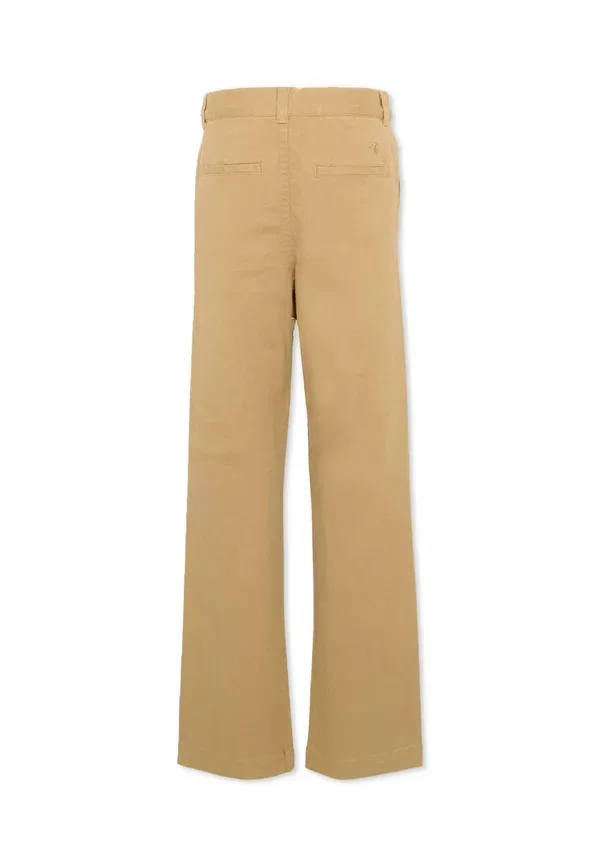 Брюки хлопковые Pantaloni Tru Trussardi Junior, бежевый — фото 2