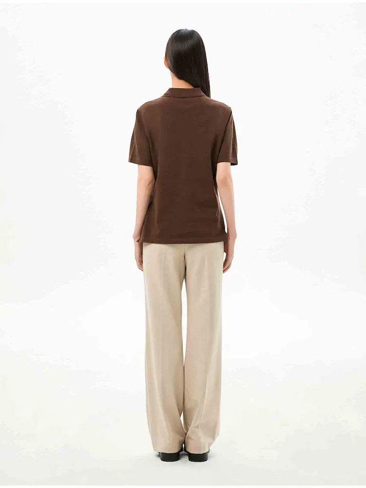 Брюки прямые классические Signature Slacks TOMMY HILFIGER, Gold — фото 2