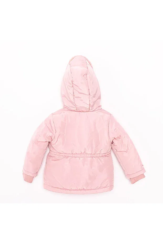 Детское пальто для девочек с капюшоном Hellobaby, Powder Ebebek Hello Baby — фото 3