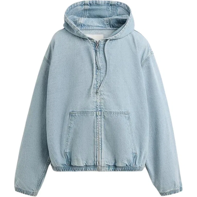 Мужская джинсовая куртка с длинным рукавом ZARA, Light Blue
