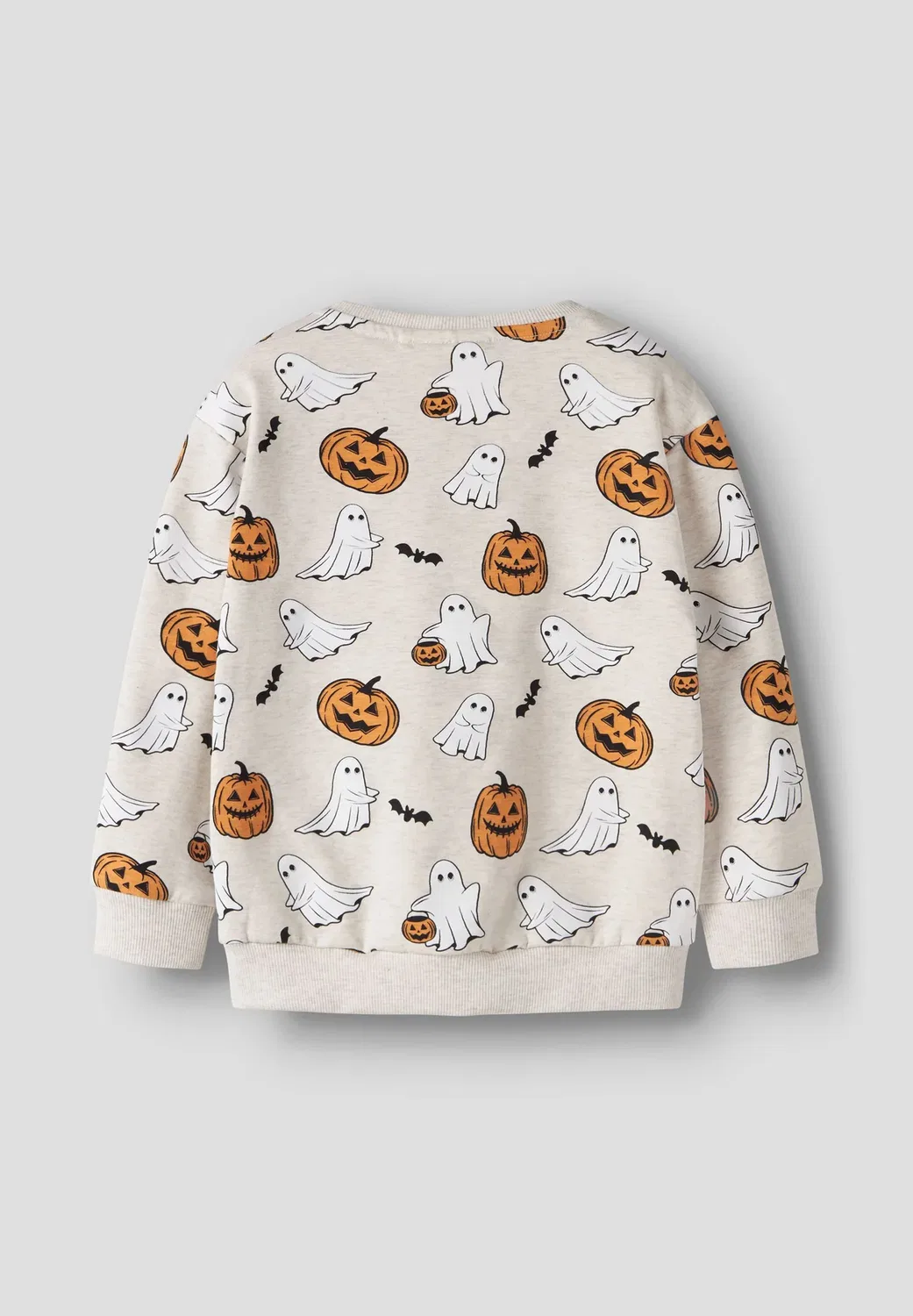 Nmnovar nreg sweat box bru unisex - толстовка Name It, Peyote Melange — фото 2