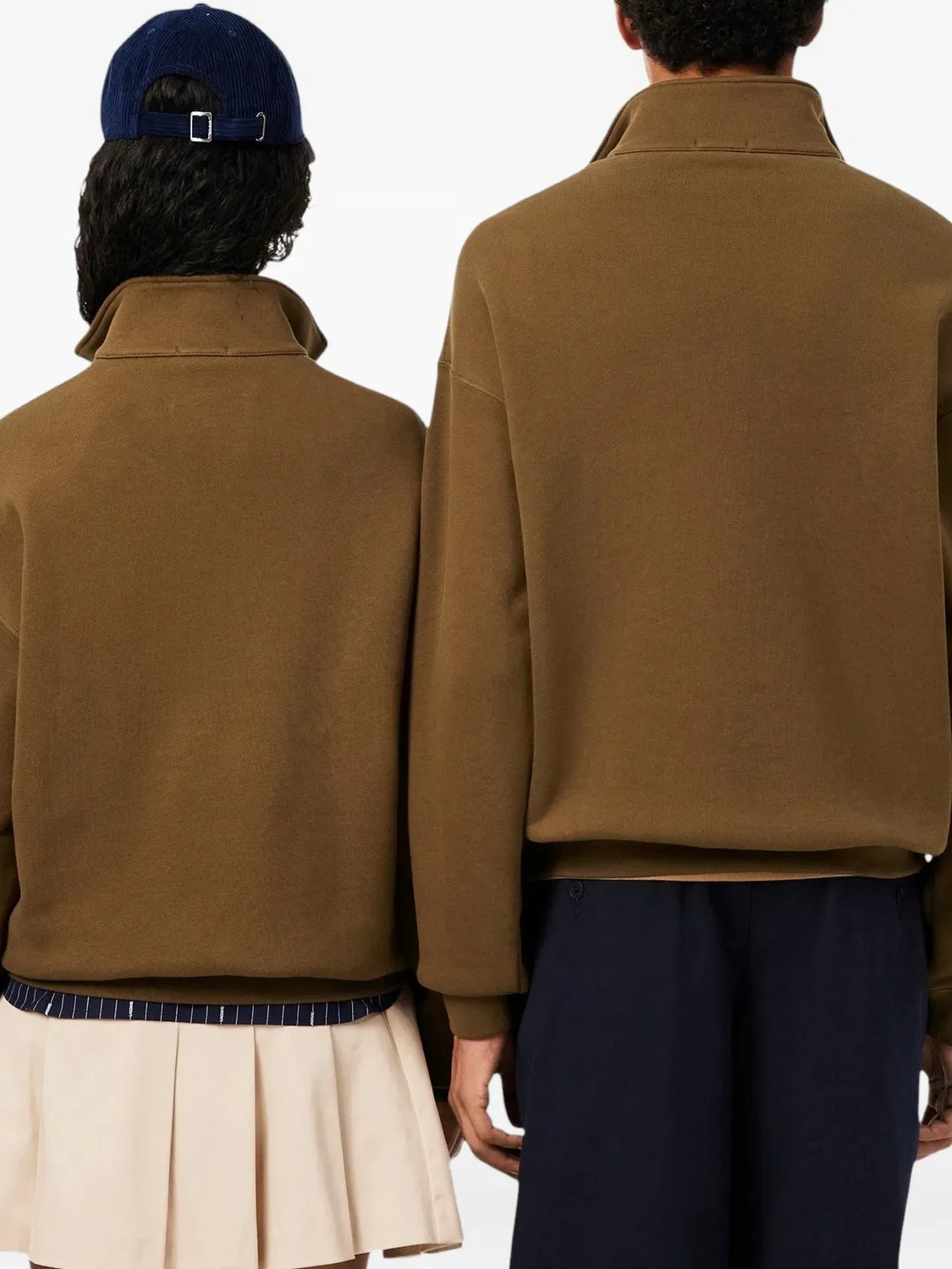 Lacoste Свитшот из плотного флиса, коричневый — фото 2