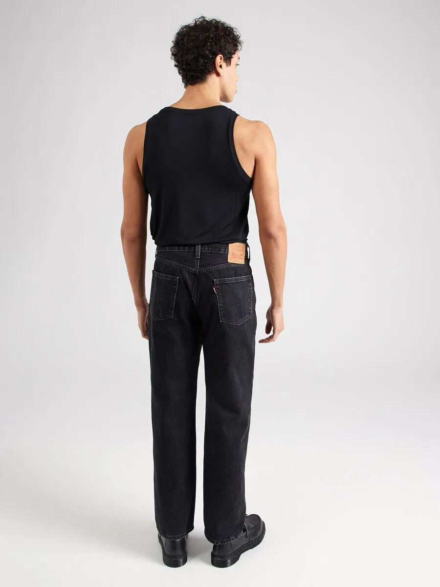 Джинсы LEVI'S свободного кроя, черные — фото 4