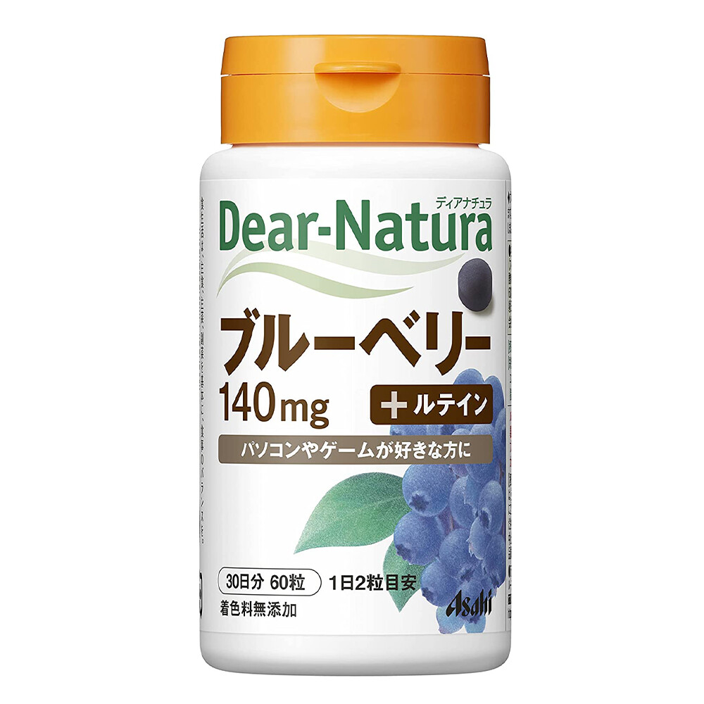 

Добавка Asahi Dear-Natura Blueberry With Cassis And Lutein, 60 таблеток