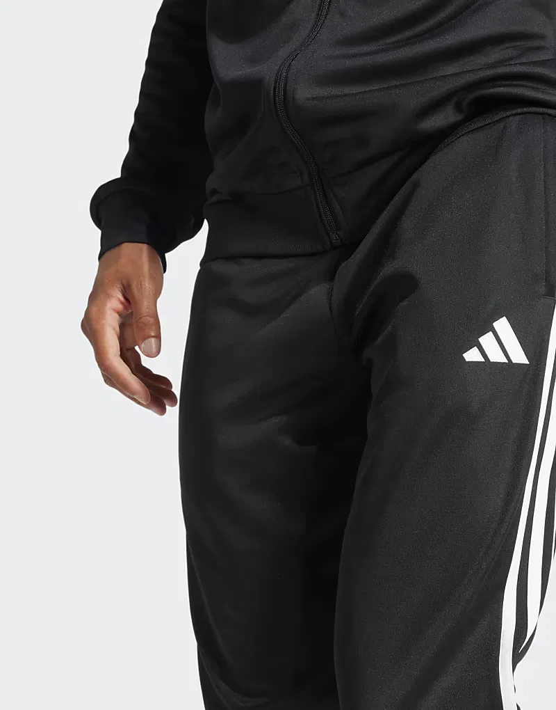 Тренировочные брюки Adidas Performance Tiro 25 Essentials в черно-белом цвете — фото 4