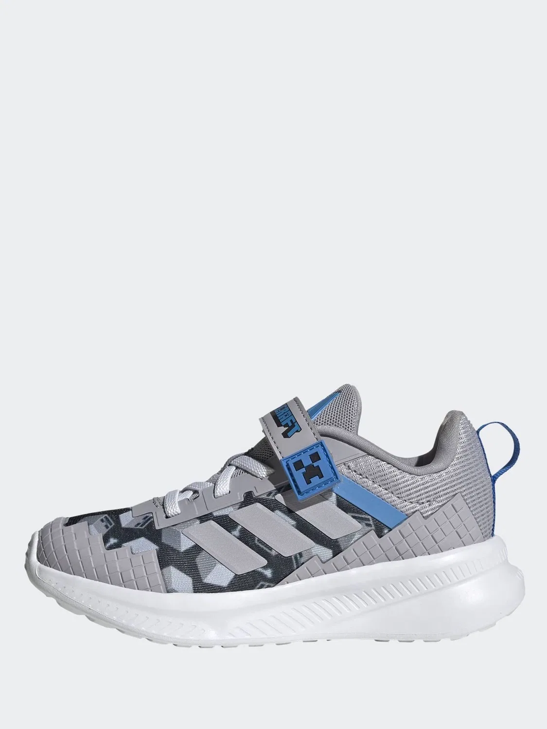 Кроссовки Minecraft Fortarun 4.0 adidas, серый — фото 4