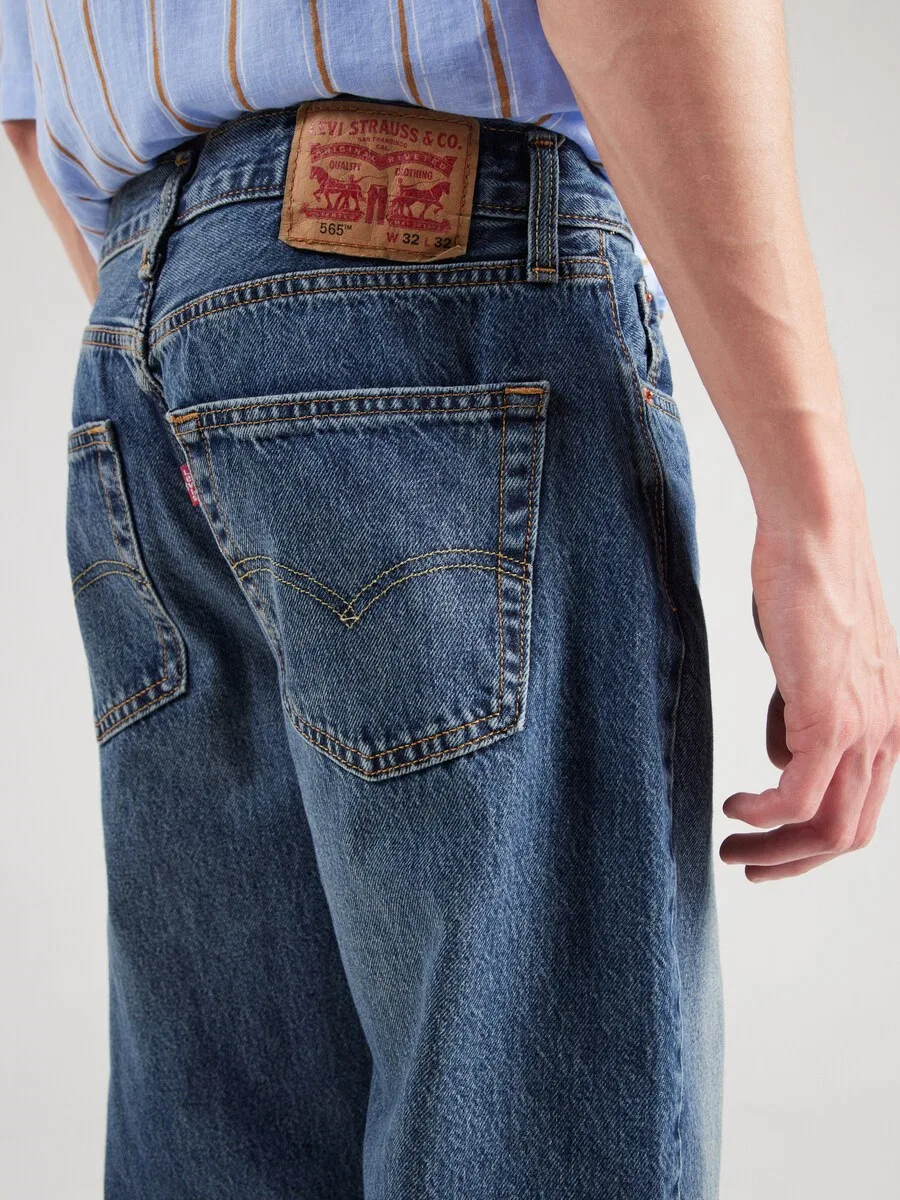Джинсы LEVI'S свободного кроя, синий деним — фото 2