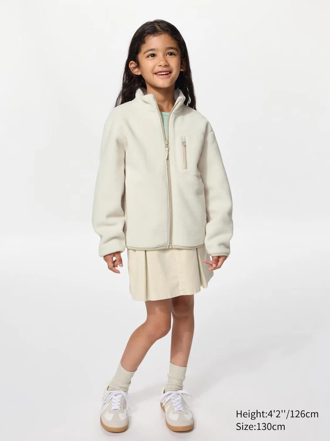 Куртка Uniqlo, флисовая, на молнии, черный — фото 2