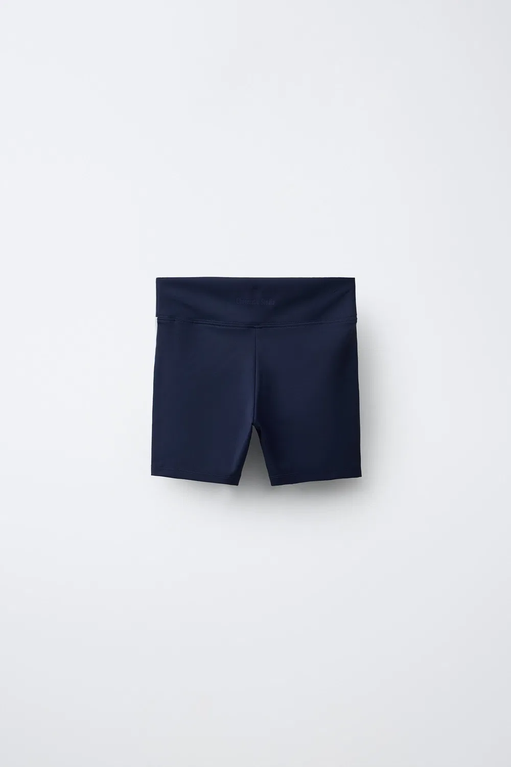 Спортивные велосипедные леггинсы с боковыми полосами ZARA, Navy Blue — фото 2