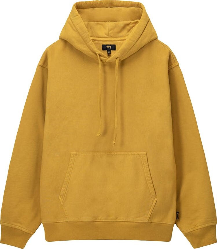 

Худи Stussy Pigment Dyed Fleece Hoodie 'Gold', золотой
