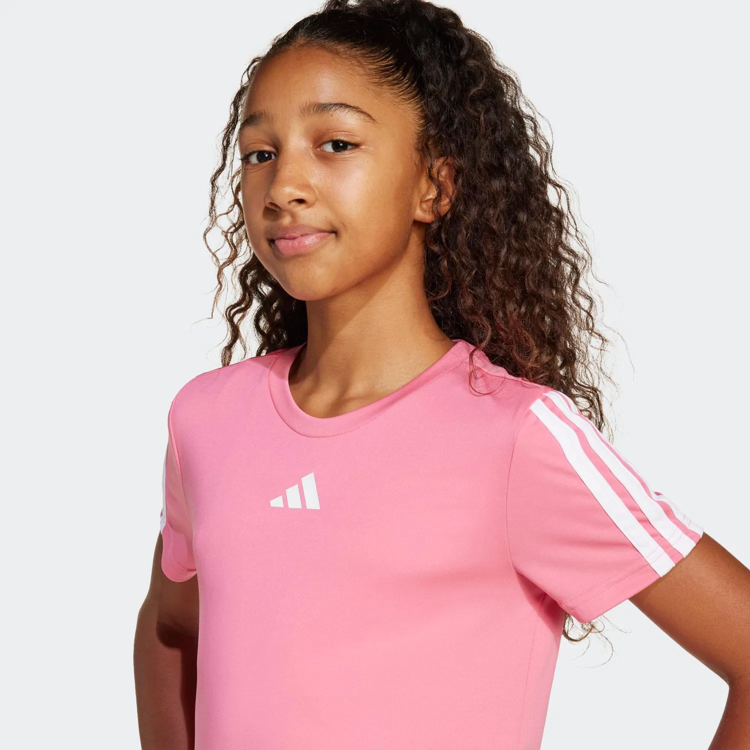 Детская футболка с коротким рукавом Adidas, Rosa — фото 4
