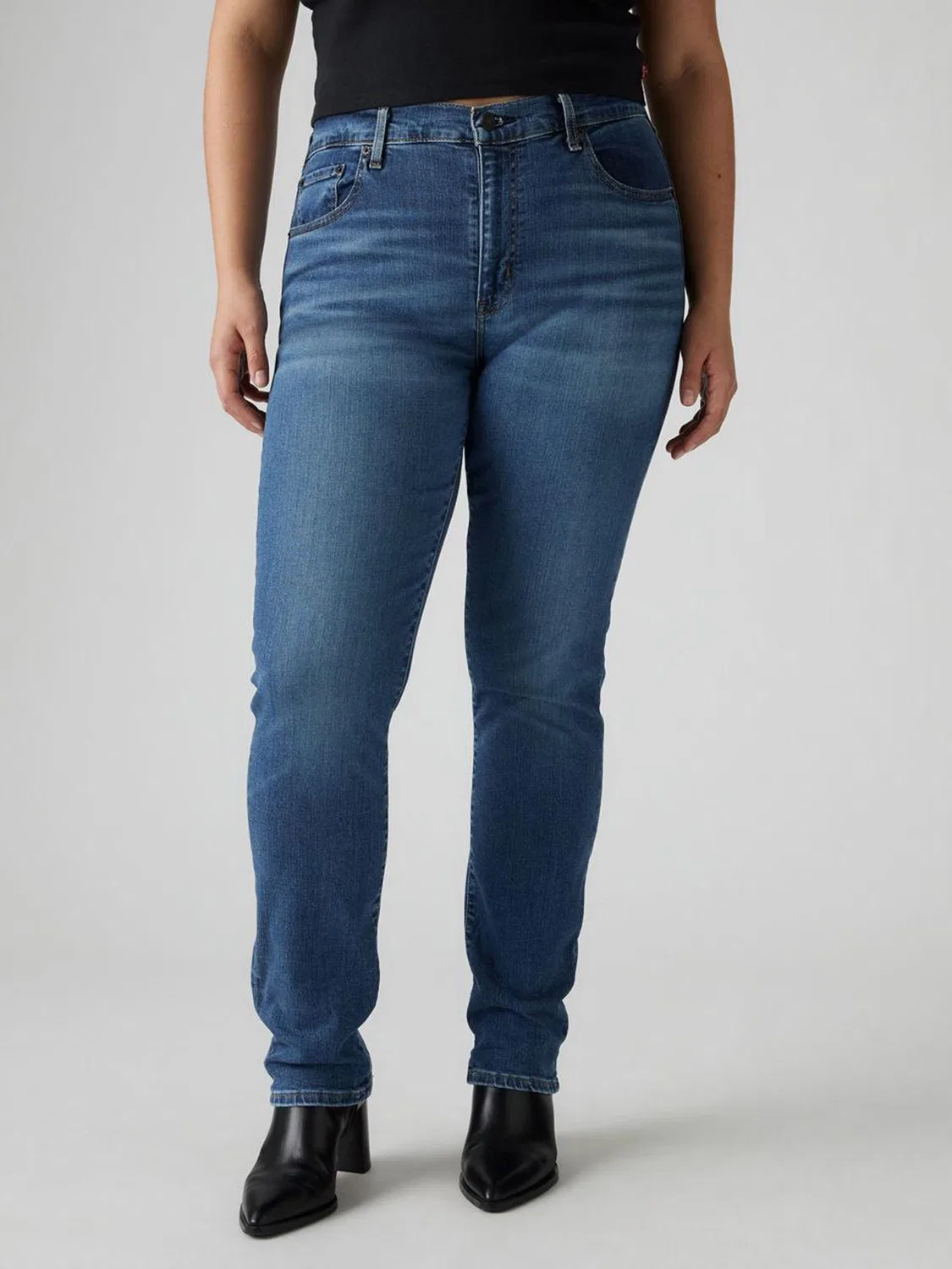 Джинсы прямого кроя 724 High-Rise Straight Levi's, темно-синий
