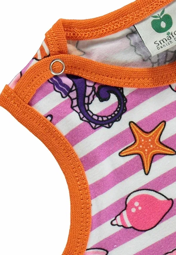 Боди с принтом Animals Smafolk Spring Pink, розовый — фото 3