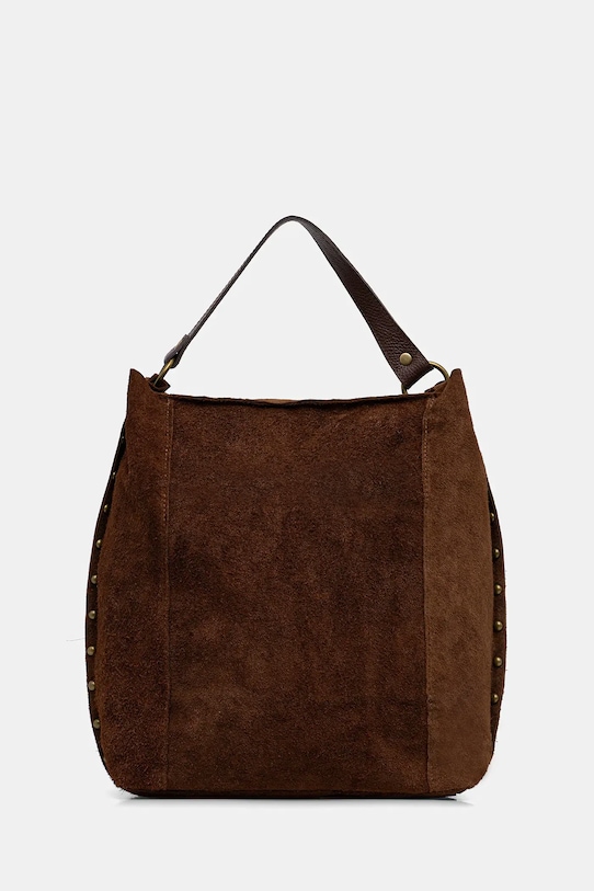 

Замшевая сумка Answear.LAB, коричневый