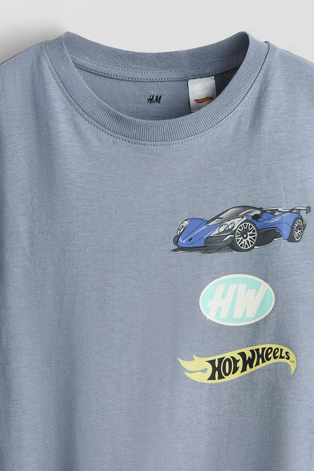 Набор из 3 футболок с принтом H&M, Mattblau/Hot Wheels — фото 3
