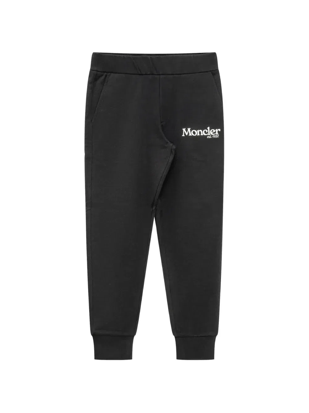Спортивные штаны с логотипом Moncler Enfant, черный