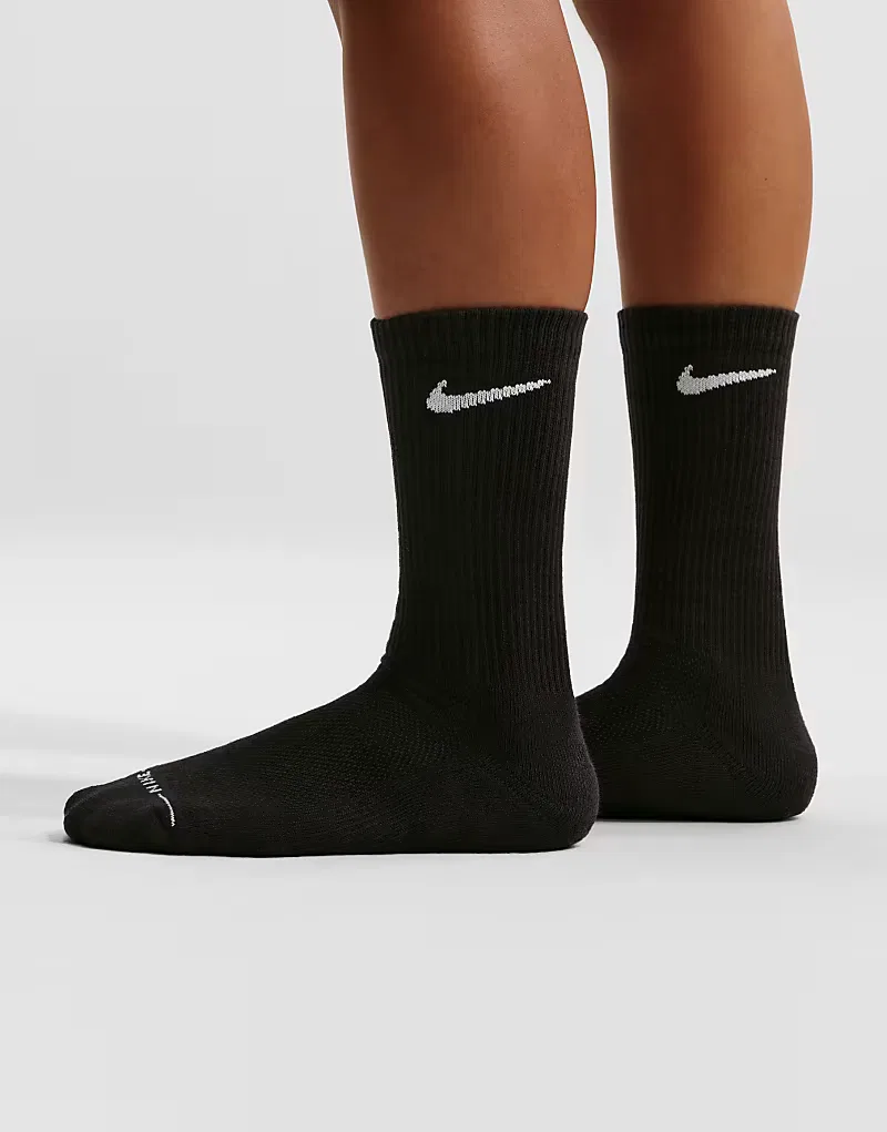 Носки высокие Everyday Plus 6 шт Nike, черный — фото 2