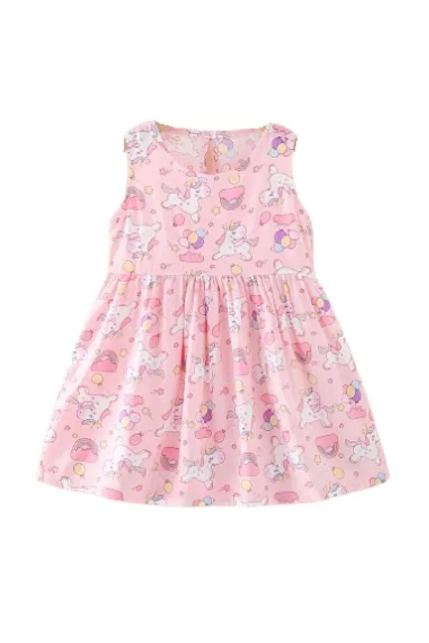 Детское платье для девочек хлопковое Petityu, Pink