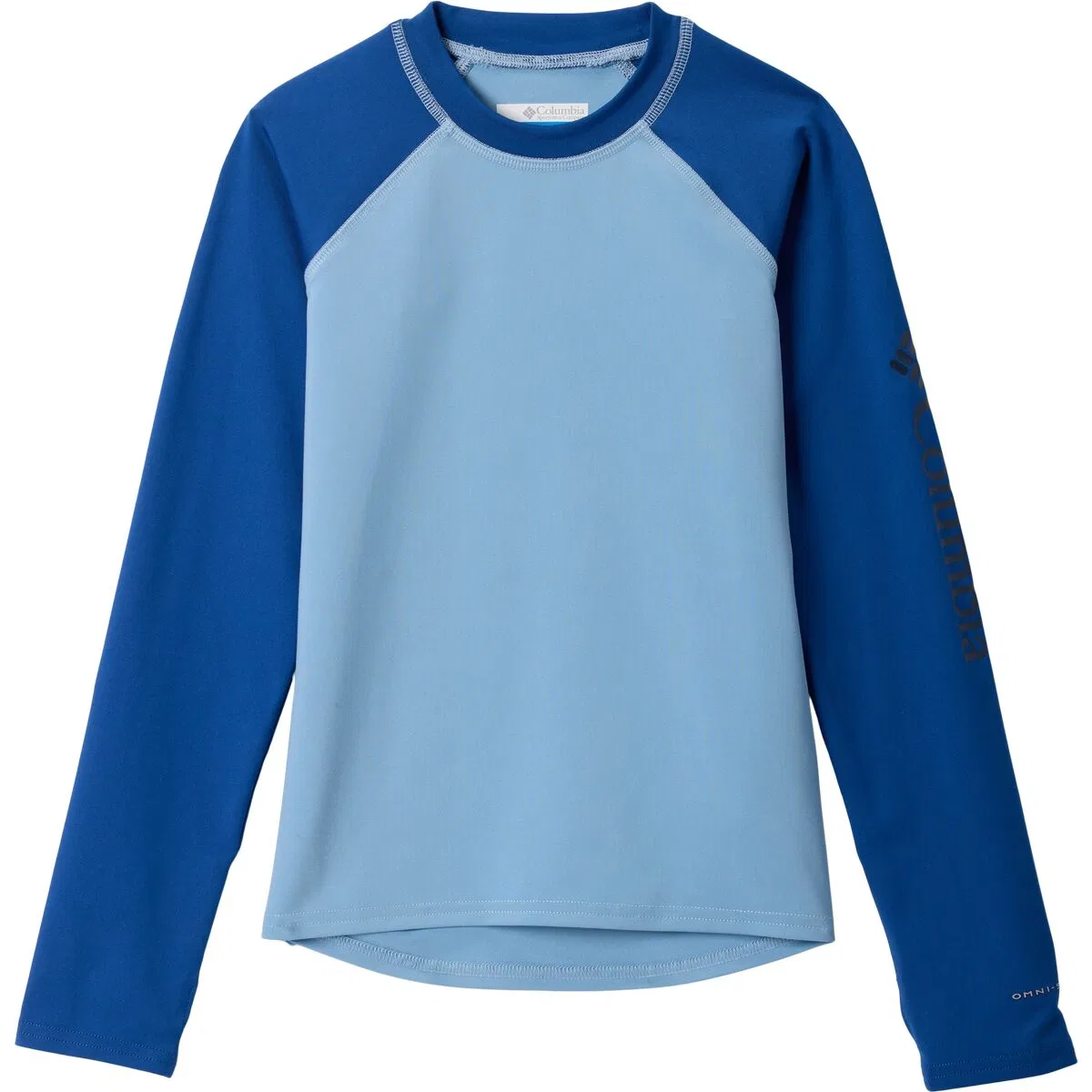 Детский рашгард с длинным рукавом Sandy Shores Columbia, Ripple Blue Mountain Blue