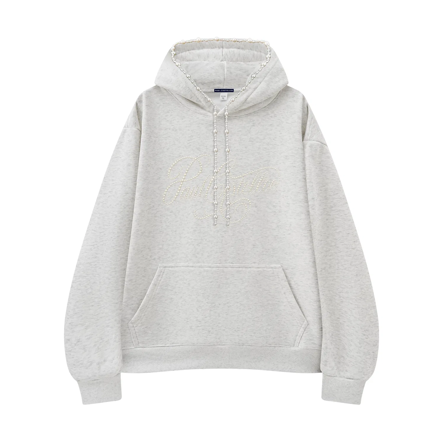 Детский свитшот унисекс с жемчугом Heather Gray Paul Costelloe