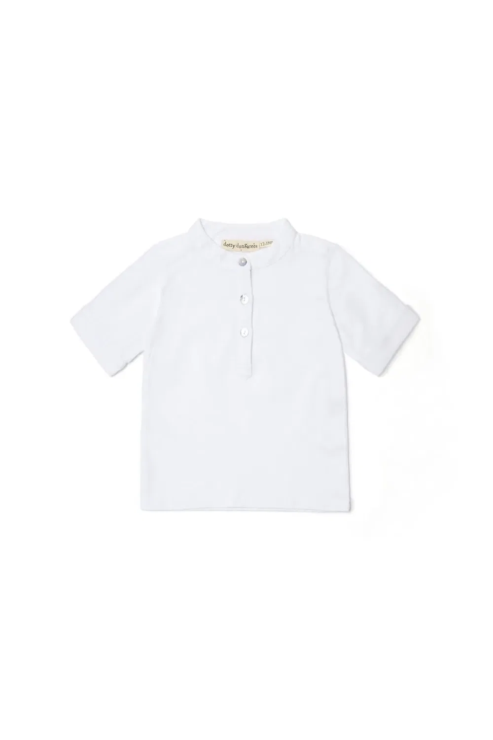 Детская футболка с коротким рукавом Maxi Short Sleeve Tee Dotty Dungarees, White