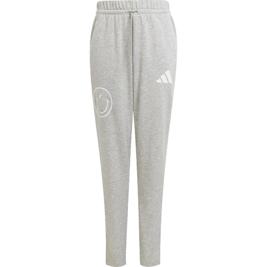 Детские спортивные штаны adidas x Smileyworld JN2148, Серо-белый — фото 3