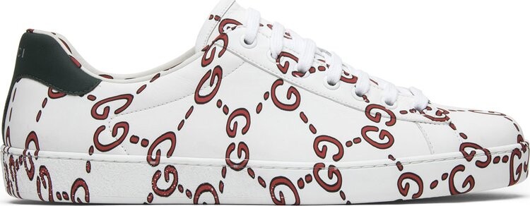 

Кроссовки Gucci Ace GG Print, белый