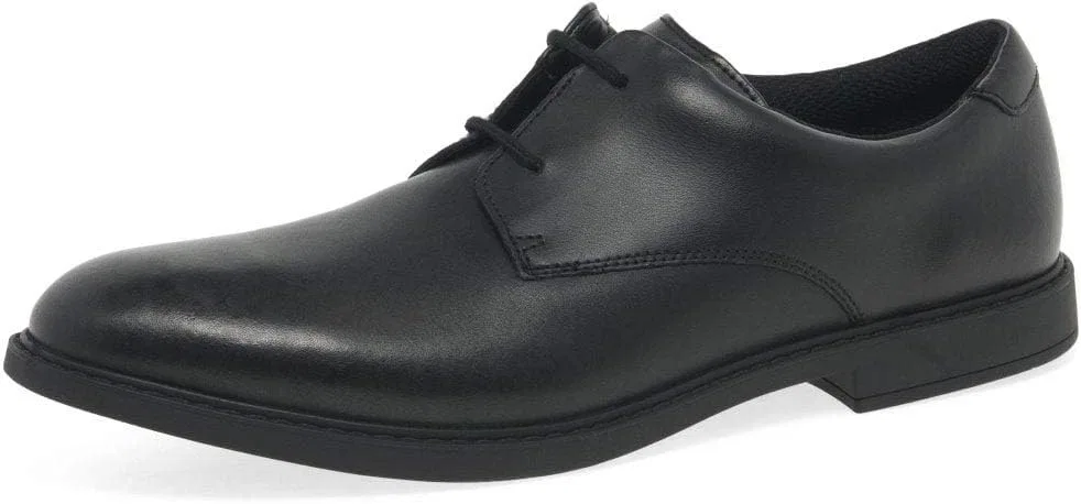 Детские туфли-оксфорды для мальчиков Scala Loop Y Clarks, Black Leather