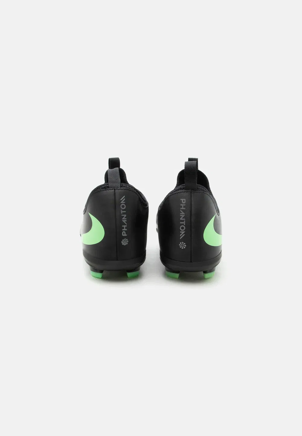 Футбольные бутсы Jr Phantom 6 Low Academy FG/MG унисекс для искусственного газона Nike Performance, Black/Illusion Green — фото 3